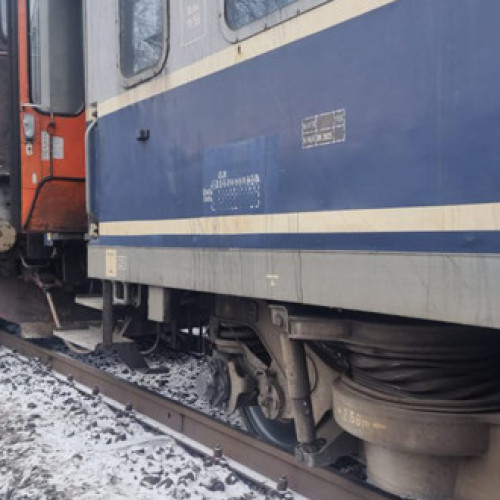 Incident feroviar în Covasna: Tren deraiat fără răniți