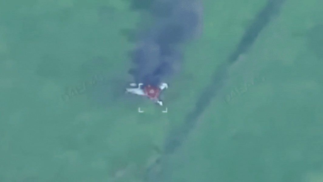Avion rusesc Su-35 doborât de forțele ucrainene în regiunea Kursk