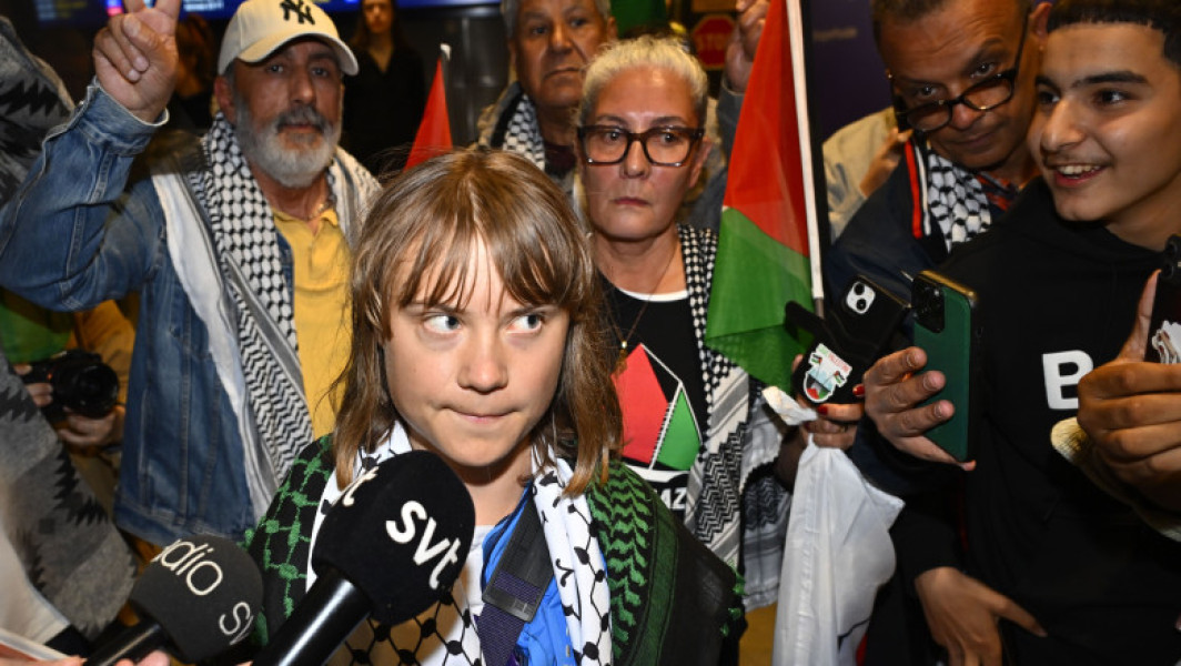 Greta Thunberg acuză tratament „rău” în Israel după deportarea din Gaza
