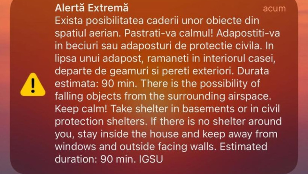 Mesaj de avertizare pentru locuitorii din zona de frontieră cu Ucraina