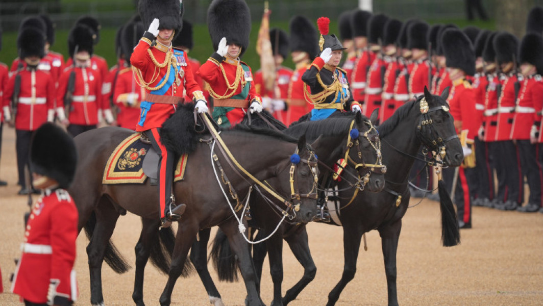Regele Charles al III-lea și Regina Camilla au participat la parada Trooping the Colour