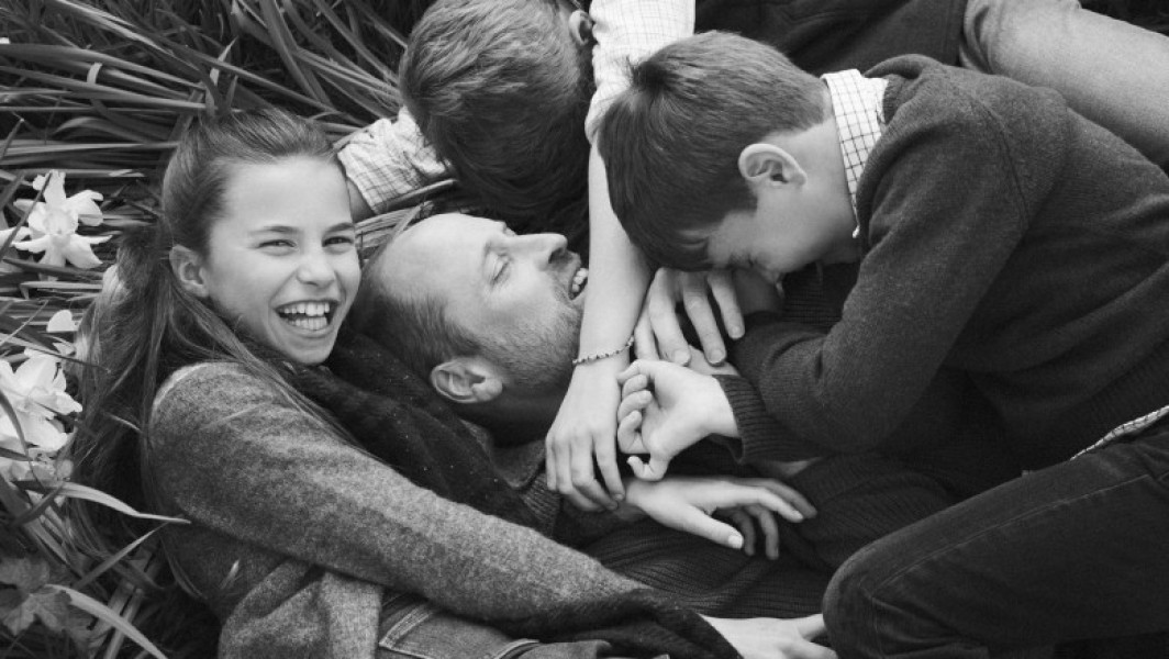 printul William și familia regală, fotografii de Ziua Tatalui