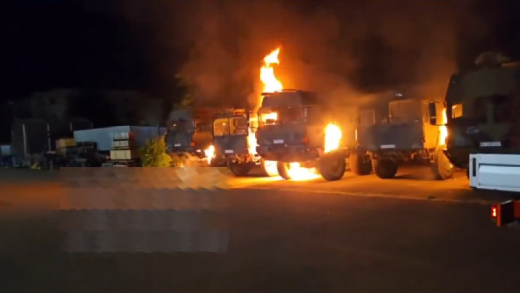 Video Anchetă privind un posibil sabotaj al Rusiei în Germania, după ce mai multe camioane ale armatei au fost incendiate