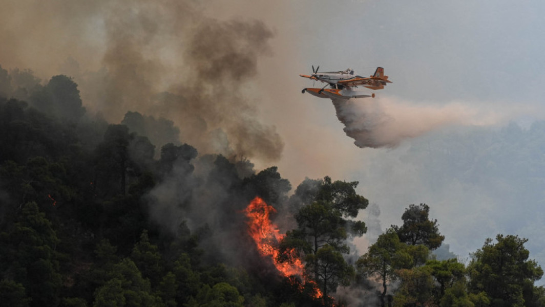 Video Pompierii turci luptă în continuare cu incendiile de vegetație în Izmir și Manisa. Peste 50.000 de localnici au fost evacuați