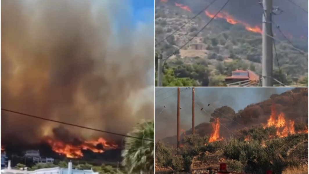 Video Incendii devastatoare în Grecia și Turcia. Doi morți în Izmir, mii de locuitori și turiști au fost evacuați